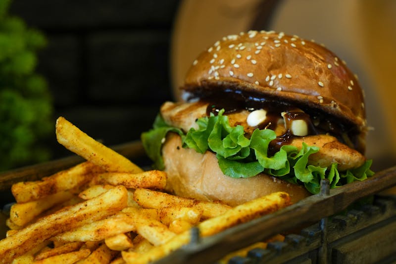 Solo combo meal with sandwich, fries, and drink